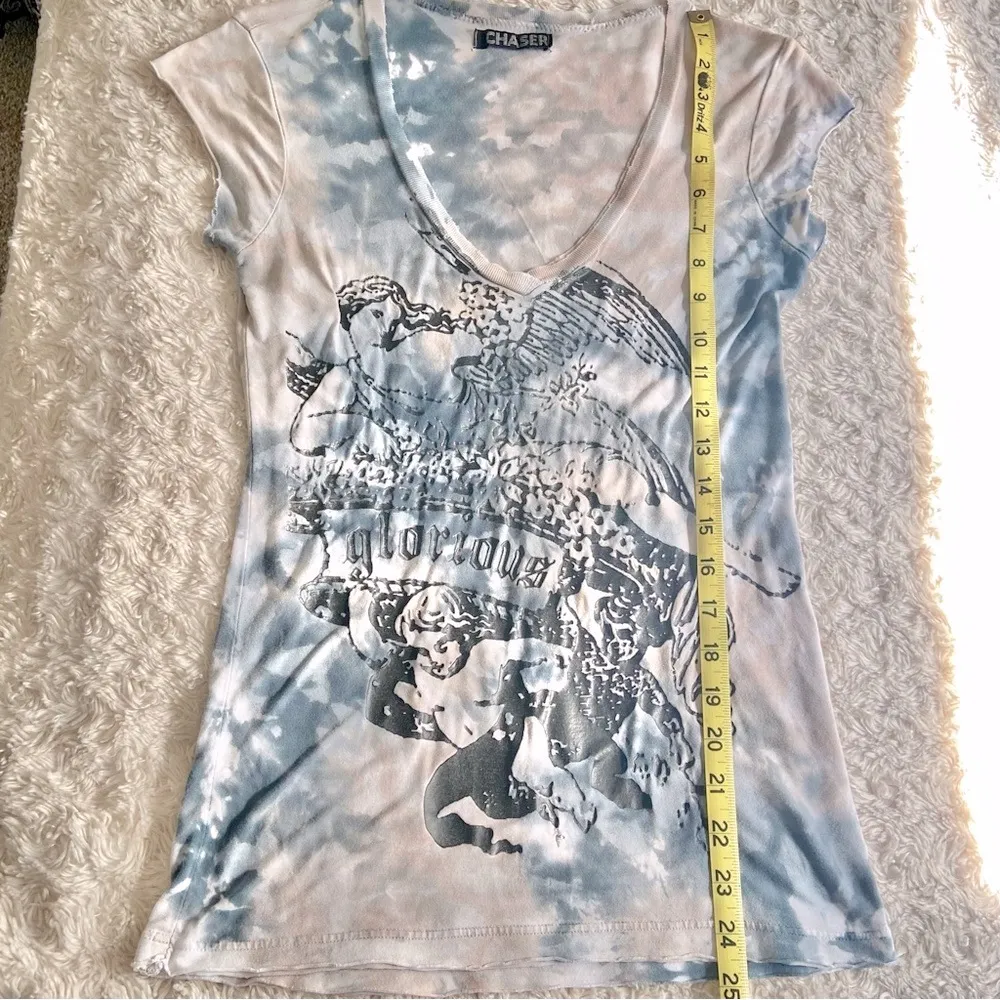 Chaser Y2K Glorious Angels Indie Sleaze Graphic Tee S Small Vtg Vintage - Image 6