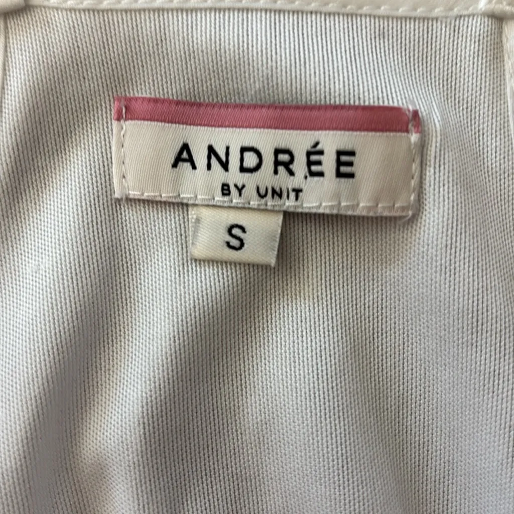 Andree by Unit Andrée By Unit Silver Sequin Lace Lined Cami Size S - Image 6