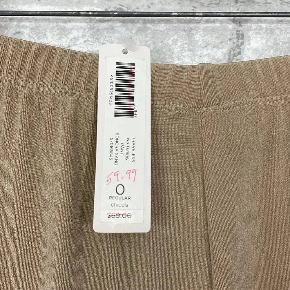 Chico’s Sand Travelers Stretch Pull-On Pants - Image 3