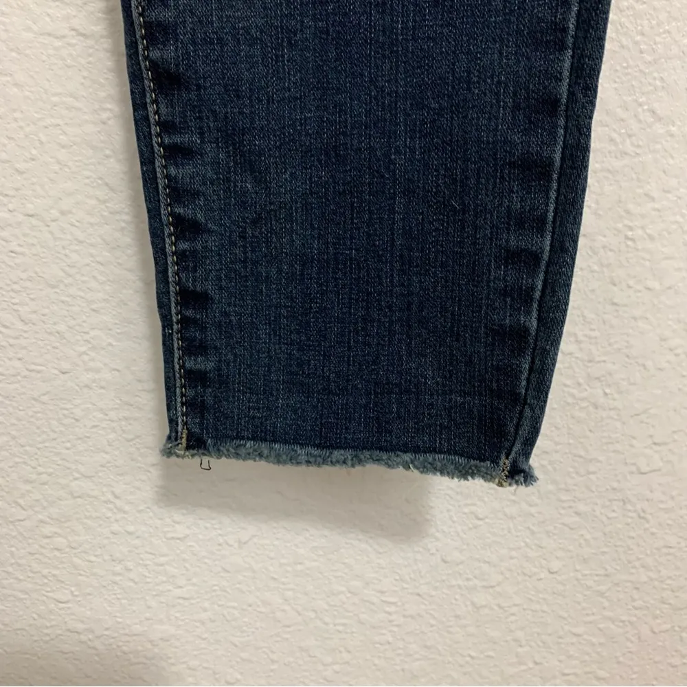 SO Dark Wash Ultimate High Rise Ankle Button Fly Jegging Size 9 - Image 3