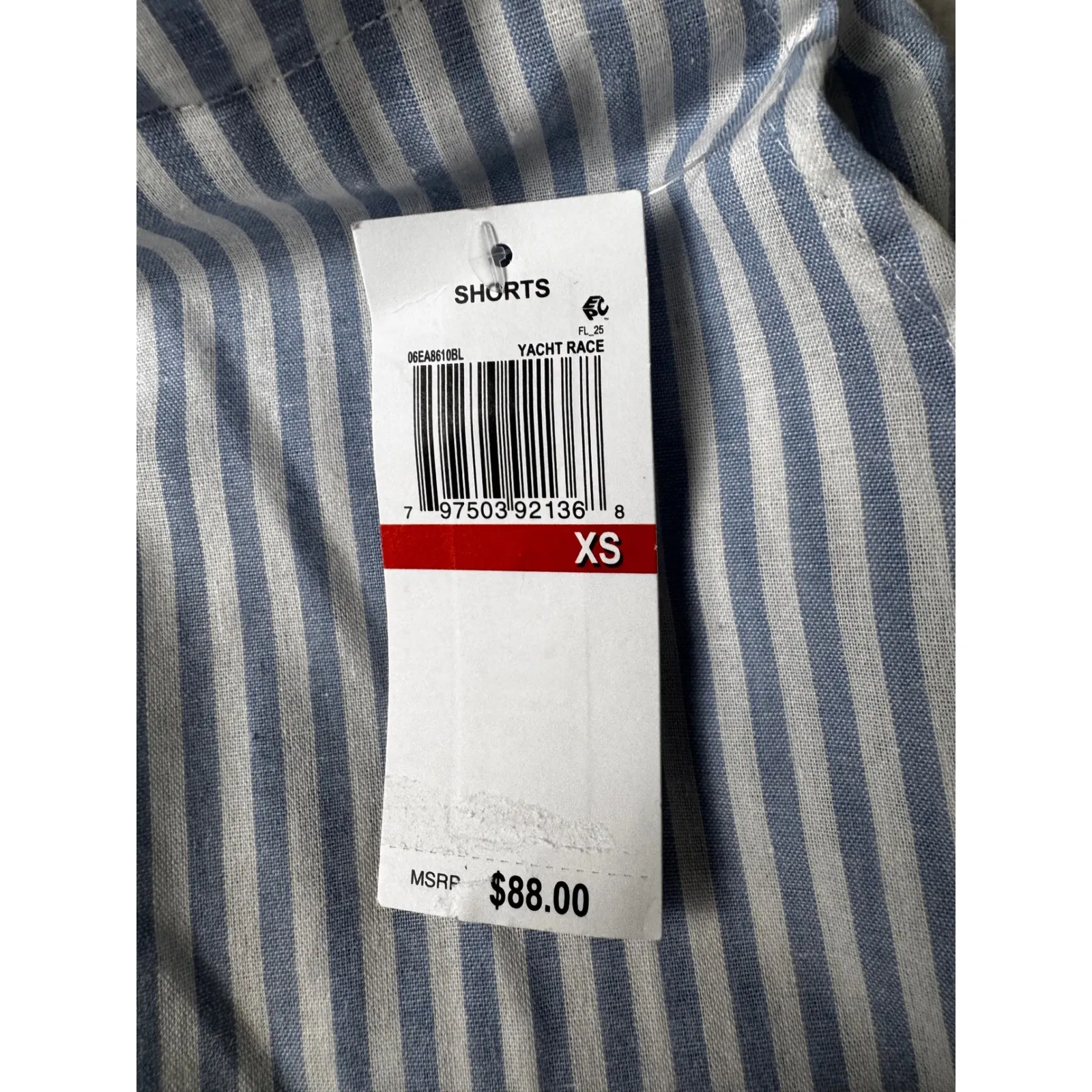 BLANKNYC Striped Lounge Shorts Women's XS Blue White Drawstring Waist - Image 7