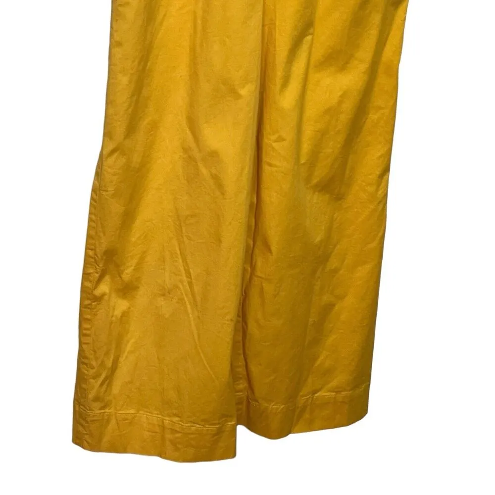 C/Meo Collective Button Front Puff Sleeves Jumpsuit Marigold Women’s Size S - Image 3