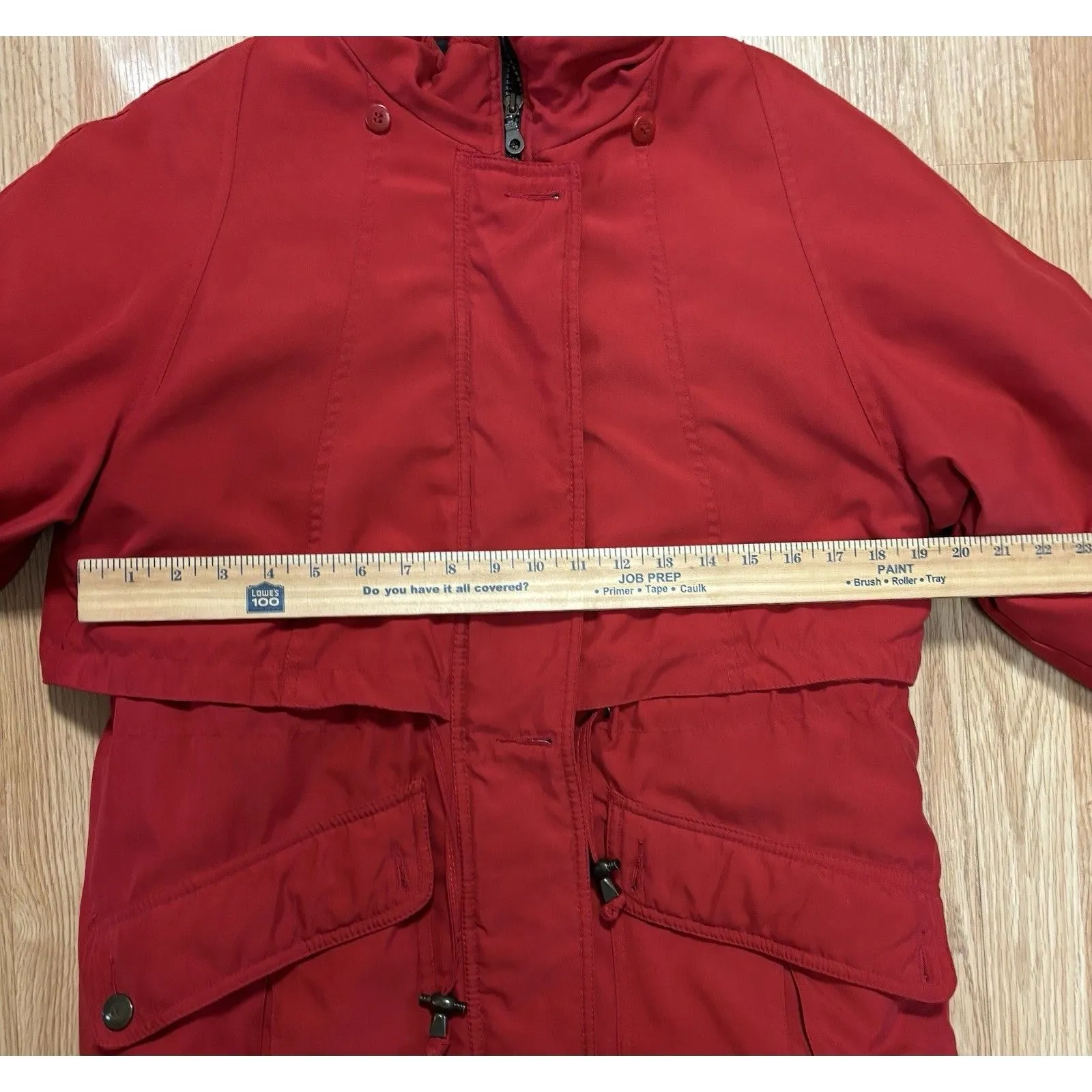 Braetan Coat Jacket Women’s Size Small Red Missing Hood Warm Heavy Winter - Image 7