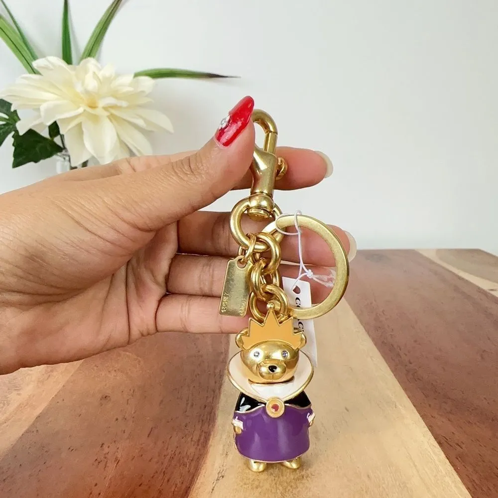 NWT Disney X Coach Evil Queen Bear Bag Charm - Image 3