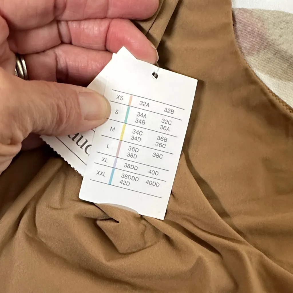 Auden Tan Shapewear Bodysuit Brown Size XL - Image 5