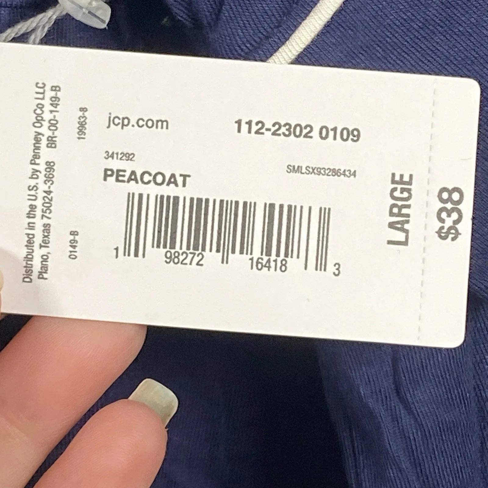 Liz Claiborne Womens Large Vneck Sleepwear Top Navy Blue White Trim Peacoat NEW - Image 6