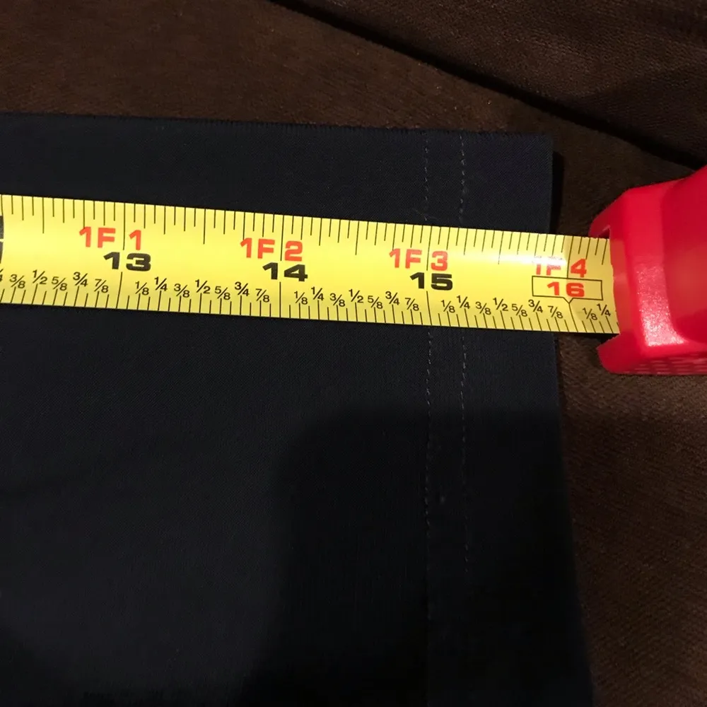 Adrianna Papell Mermaid Ruffle Layered Ruffles Dark Blue Low Cut V Neck … - Image 9