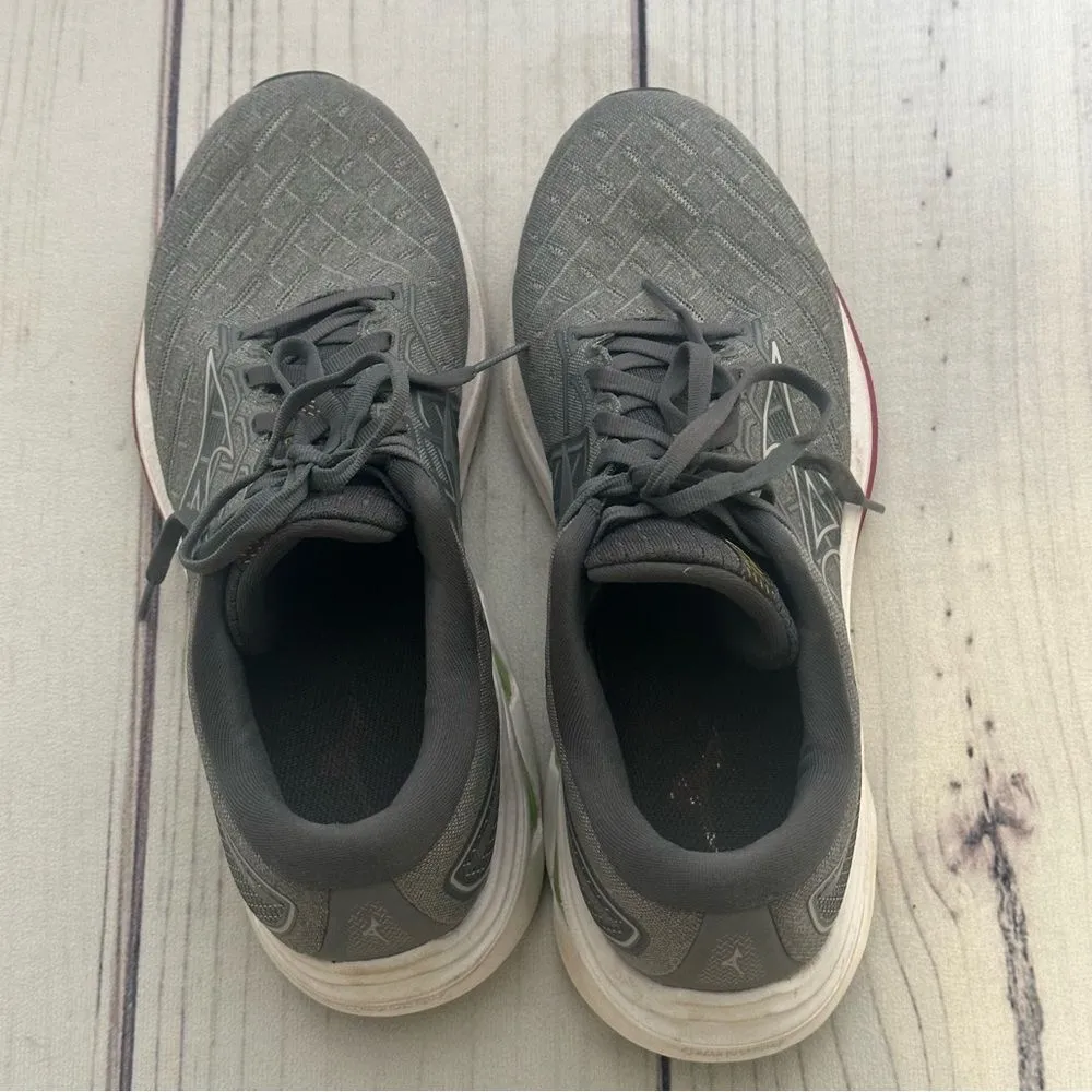 Mizuno Wave Inspire 18 Womens Athletic Running Sneakers Shoes Sz 10 Grey - Image 8