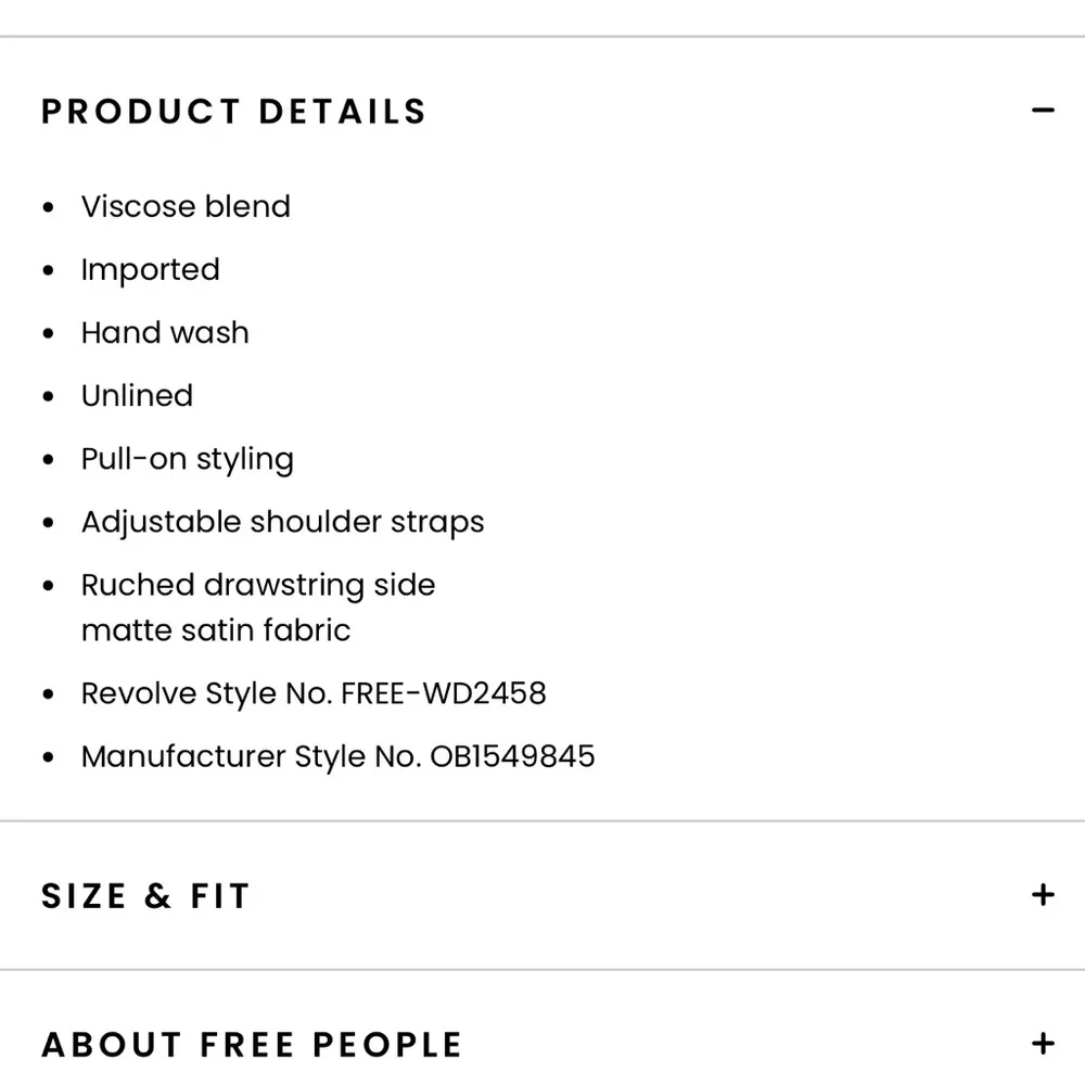 Free People Be My Mini Slip Dress in Black - Image 3