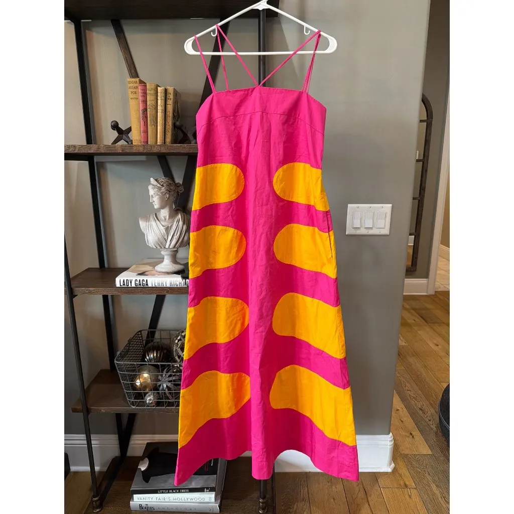 Amur Randy Maxi Dress Snapdragon Pink Womens Size 4 - Image 2