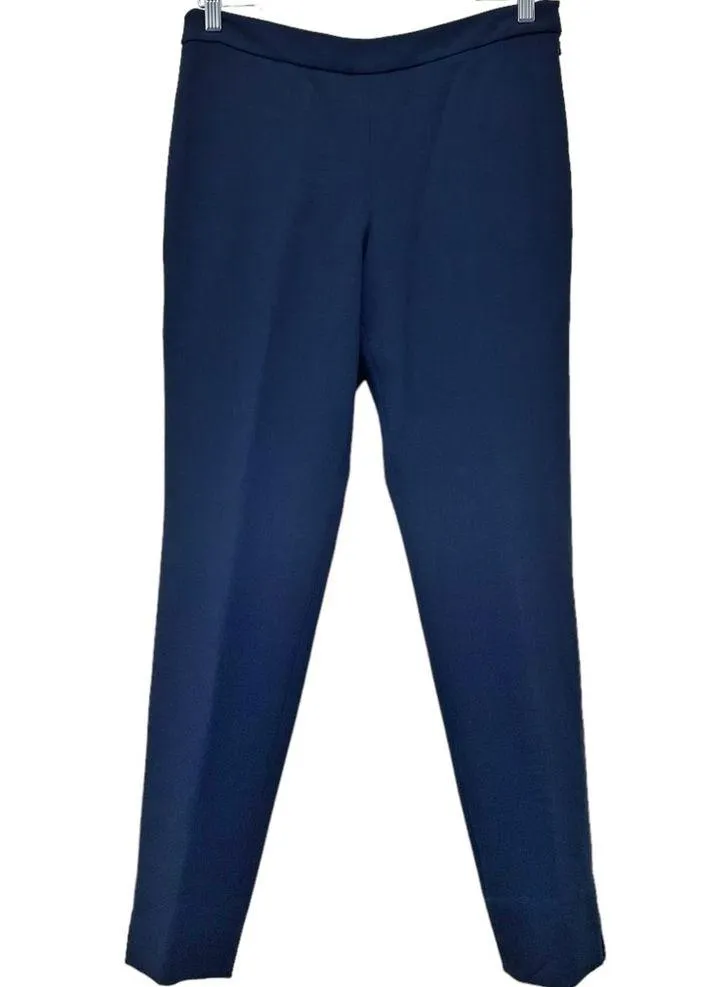 WORTH New York Wool Dress Pants Navy Blue Luxury Career Wardrobe Women’s Size 6 - Image 10