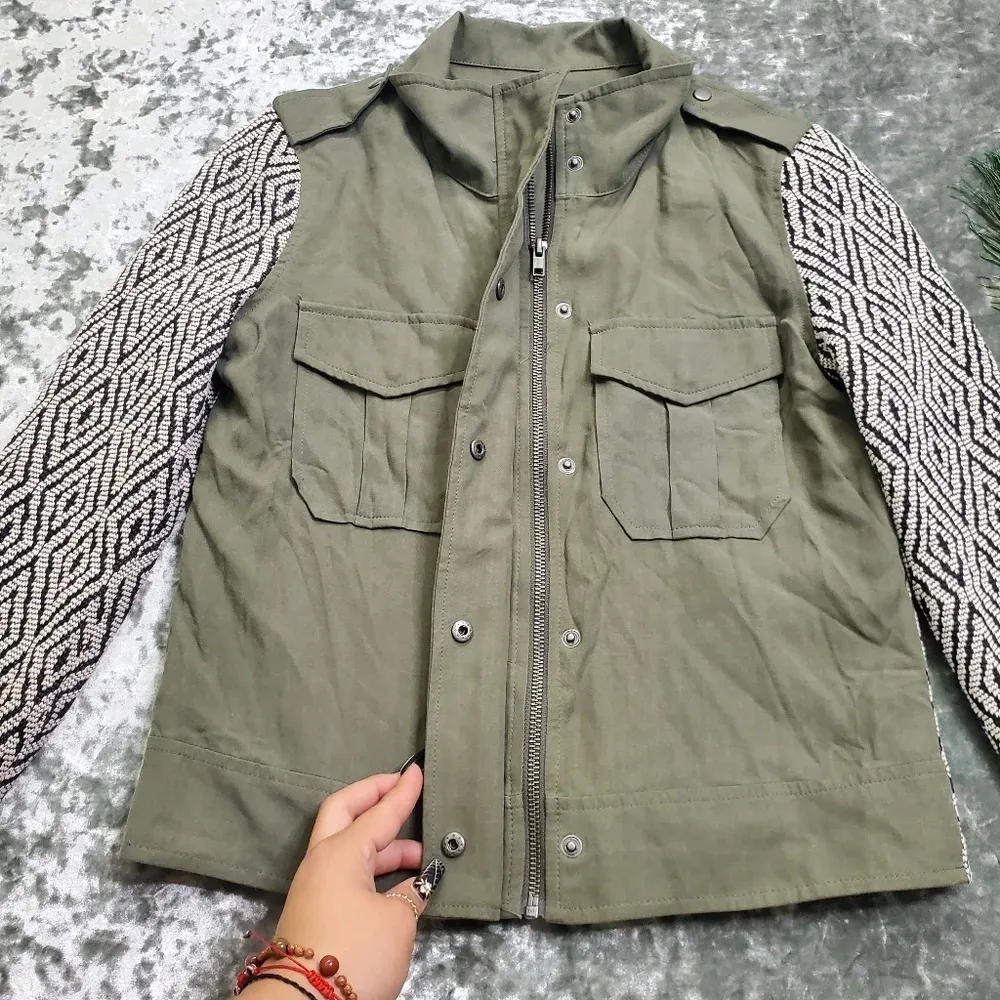 Ella Moss Minka Jacket in Olive - Image 2