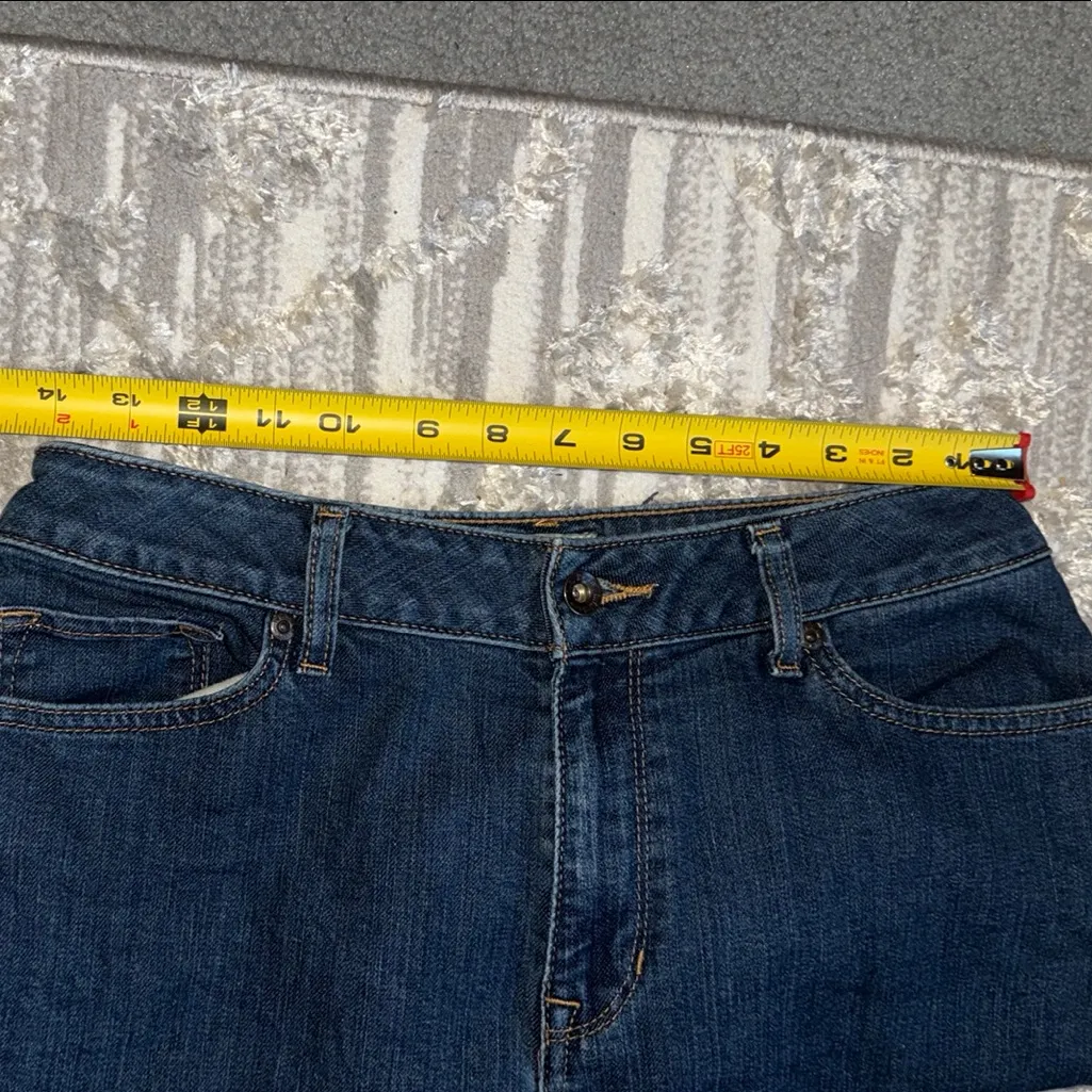 L.L. Bean High Rise Blue Jeans Classic Denim Size 10 - Image 7