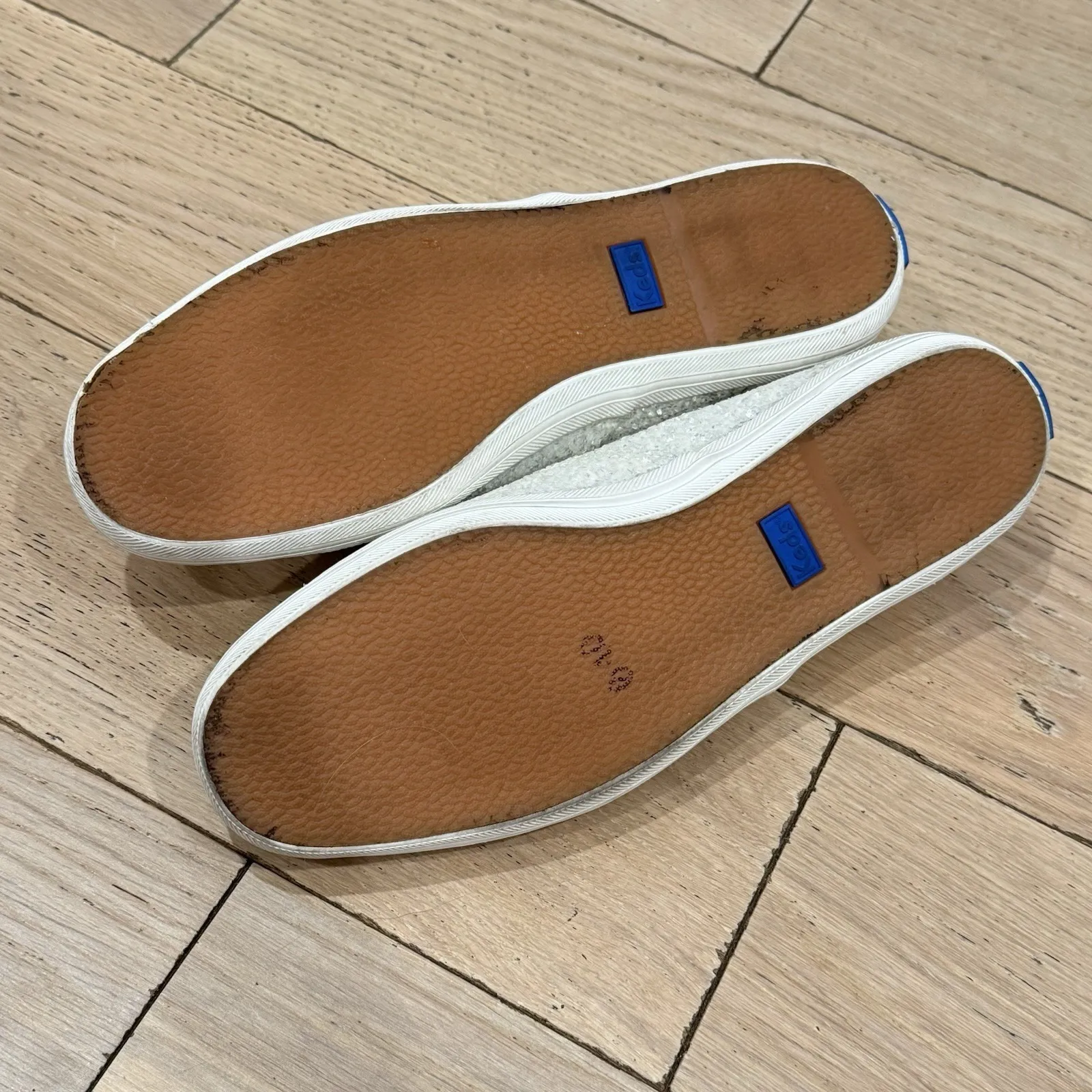 Keds Kate Spade Glitter Sequin White Sneakers Womens Size 9‎ Wedding Party Shoes - Image 6