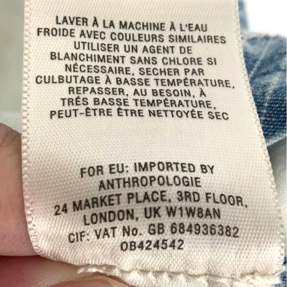 Holding Horses by Anthropologie | XS | Blue Riviera Sky Chambray Denim Dress - Image 7