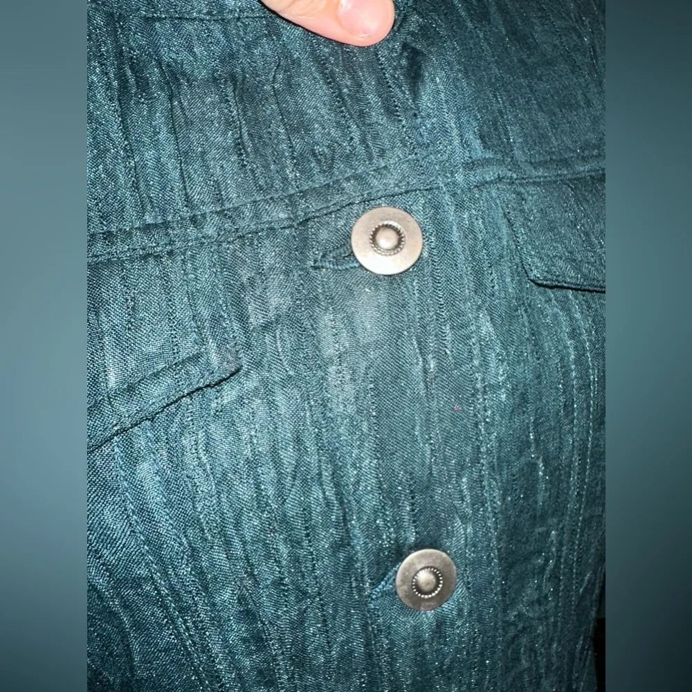 Ruby Road Green Blazer Jacket Four Pockets Size 8 - Image 8