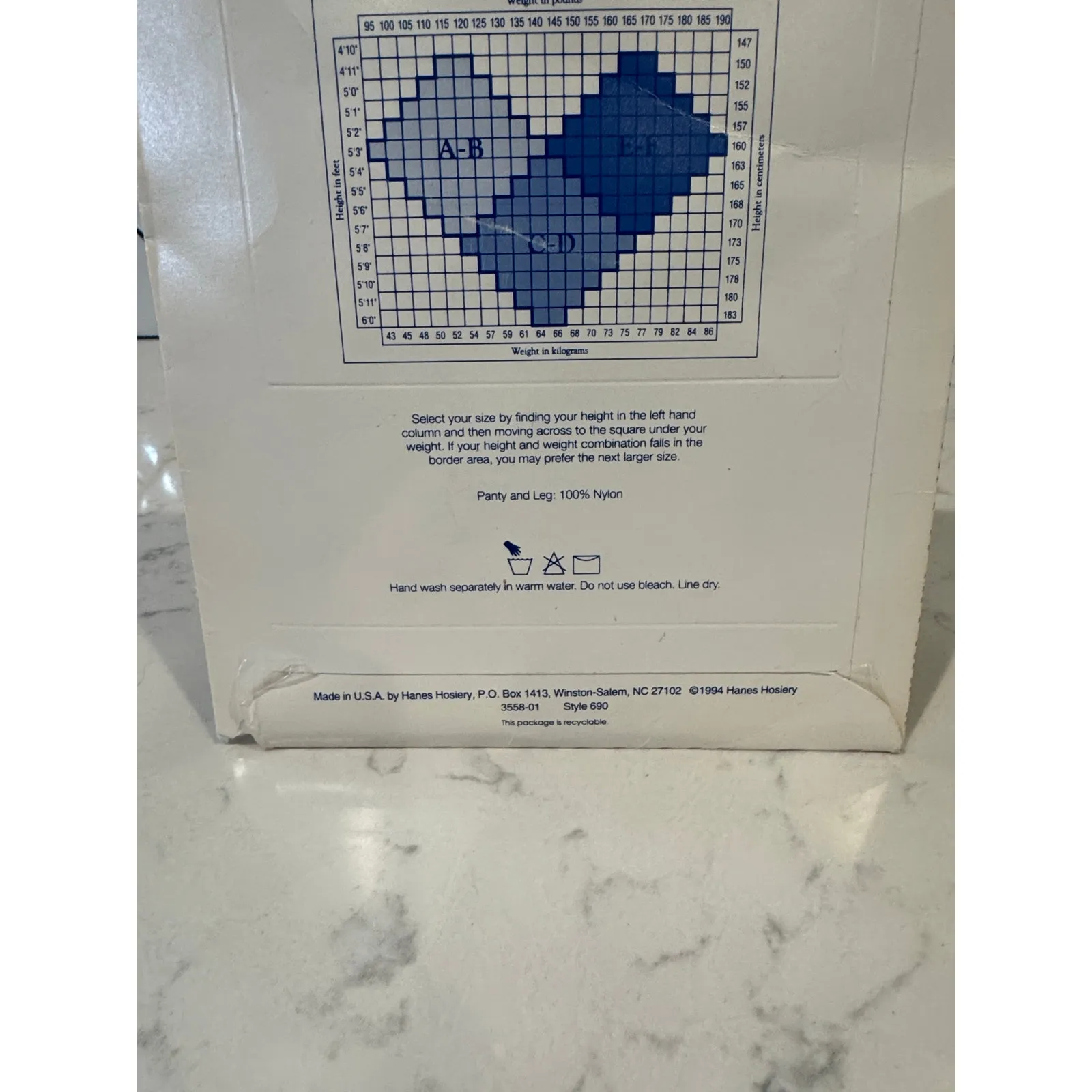 Vintage 90s Hanes Great Legs sheer sandal foot pantyhose Pearl size AB coquette - Image 5