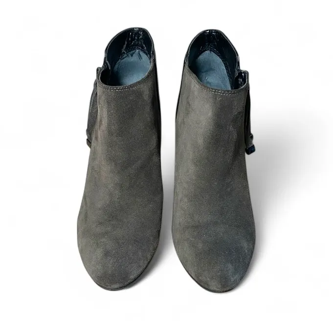 Franco Sarto Black and Gray Ankle Booties - Image 2