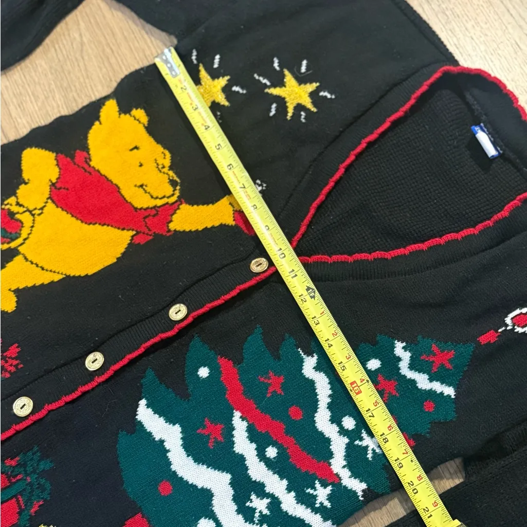 Winnie the Pooh Vintage Christmas Cardigan - Image 6