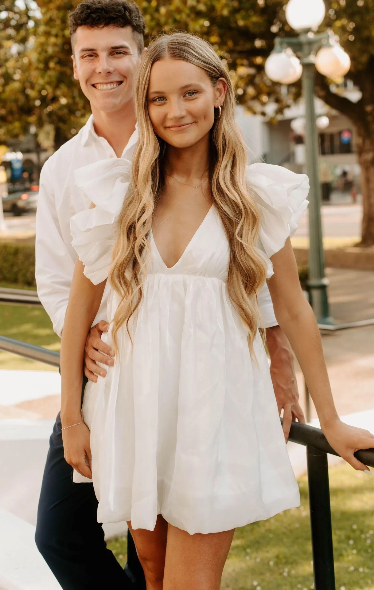 White Dress Size M - Image 3