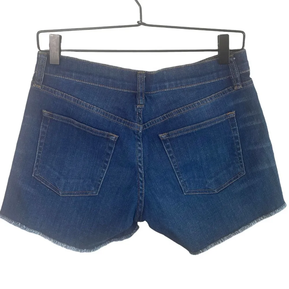 J. Crew Women’s Indigo Denim Cut Off Shorts Size 25 / Style A0813 - Image 5