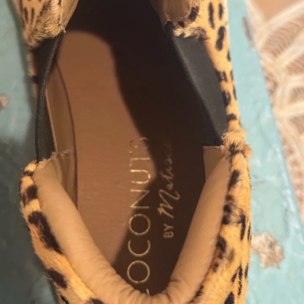 Coconuts by Matisse Leopard Print Sneakers Size 10 - Image 7