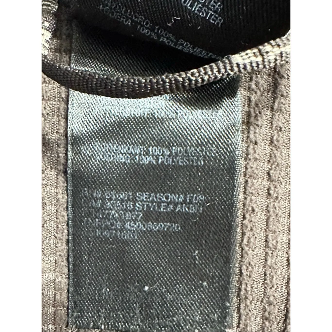 The North Face  Fleece Mens Large Brown Windwall Jacket Full Zip Lined - Image 5