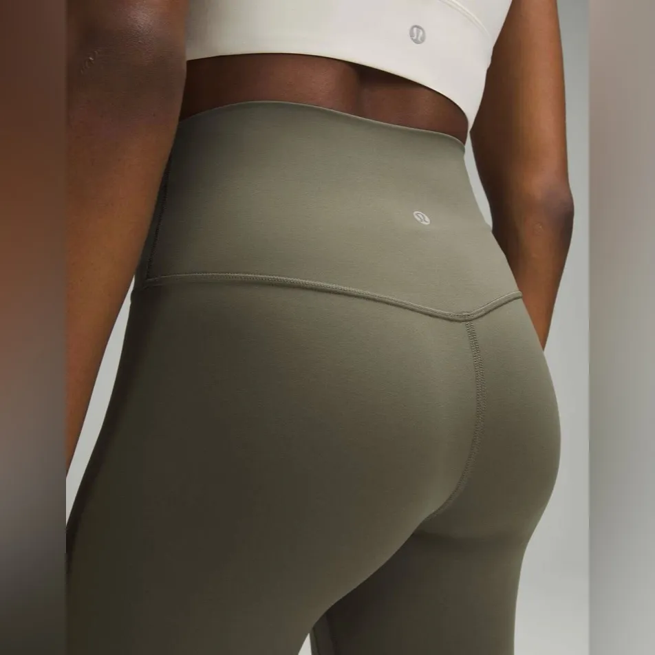 Lululemon NWOT Align High Rise Pants 28” Leggings Army Green Size 6 - Image 3