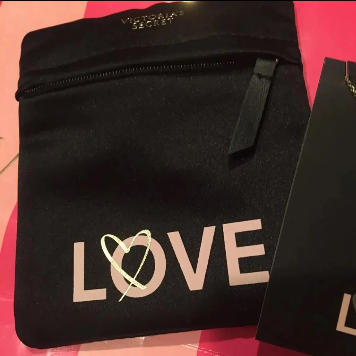 Victoria’s Secret Love Necklace Gift Set Bag Valentine’s  - Image 3