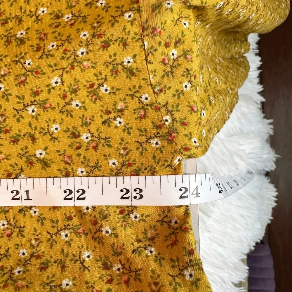 Doen Cordelia Ditsy Floral Mini Dress Sunsoaked Foothills Size Medium - Image 11