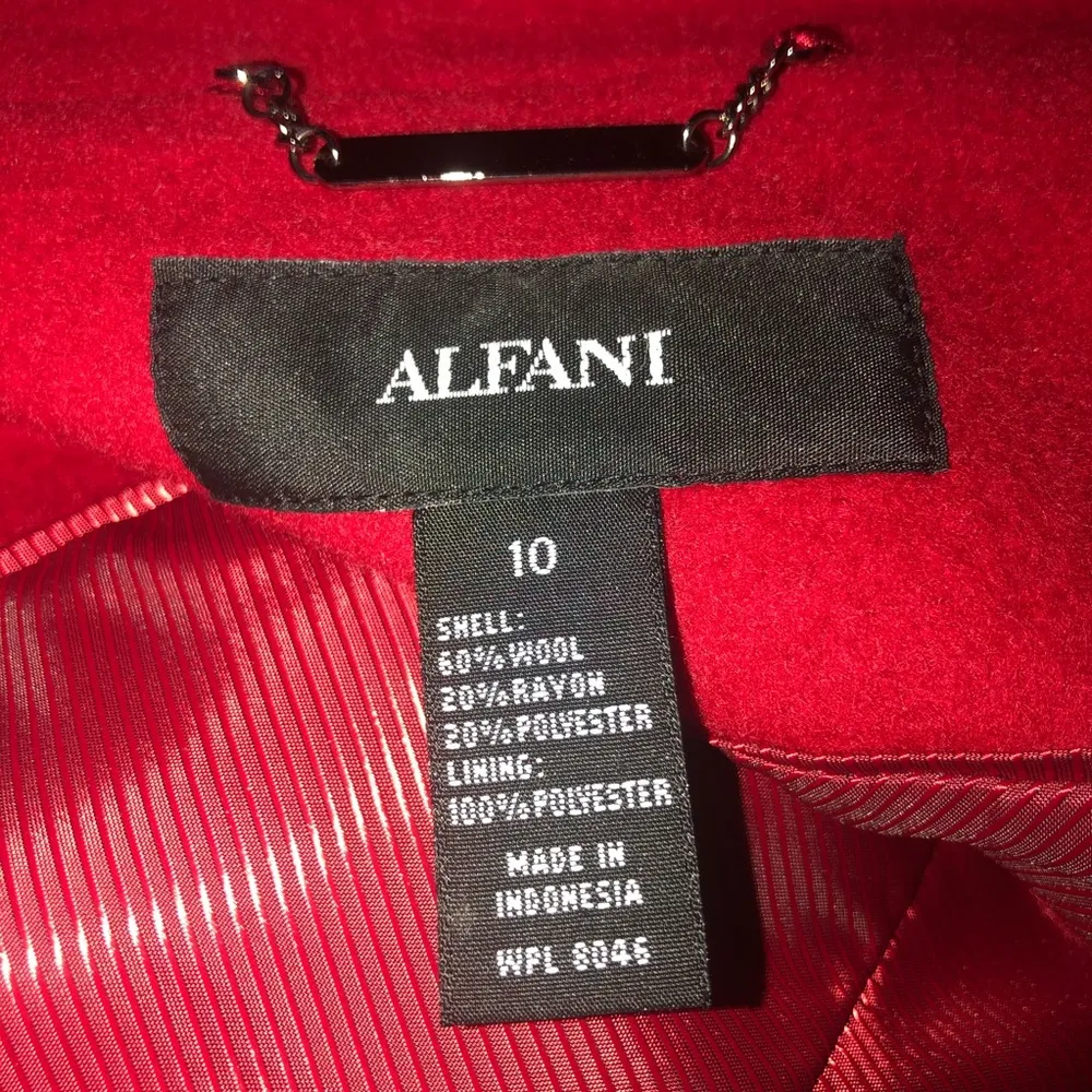 Alfani buttoned wool coat - Image 5