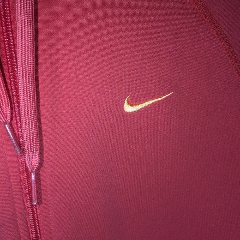 Nike zip-up hoodie/sweatshirt Dri-fit medium active wear gym wear pink/orange​​ - Image 6