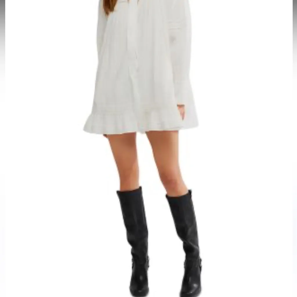 Anthropologie dRa Los Angeles White Eyelet Ruffle Dress - Image 9