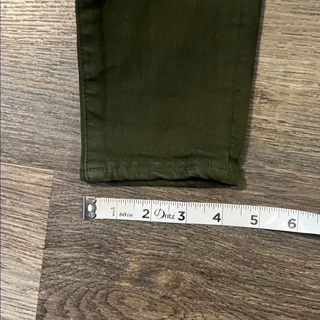 Frame Le High Skinny De Jeanne Green Soft Jean Pants Size 27 - Image 8