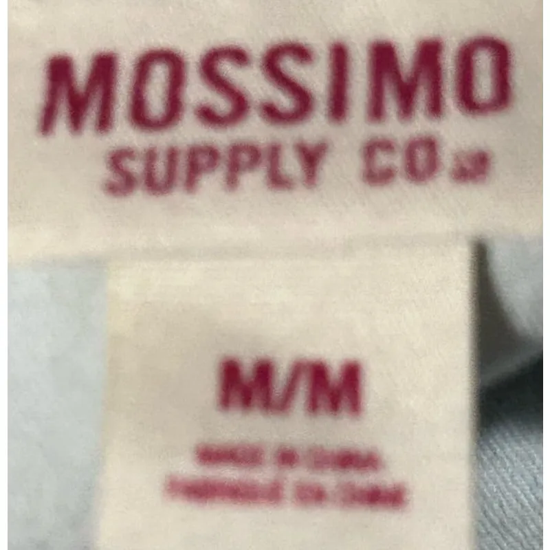 Mossimo Supply Co‎ Women's Light Blue Sleeveless Jean Shirt Pearl Buttons Size M Size M - Image 3