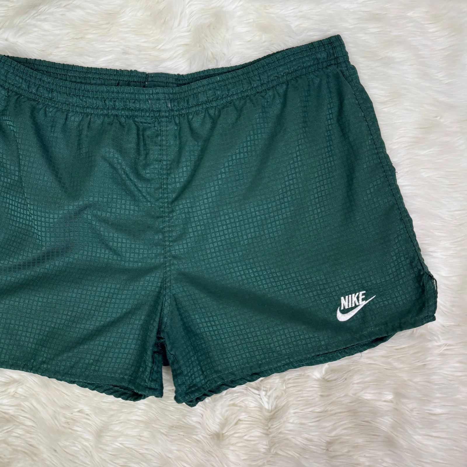 Vintage Nike 80s USA Green Running Shorts‎ Womens Size L 14/16 - Image 10