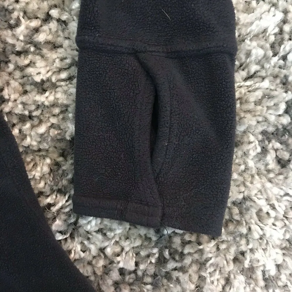Nike half zip pullover sz Small Black LS fleece - Image 8