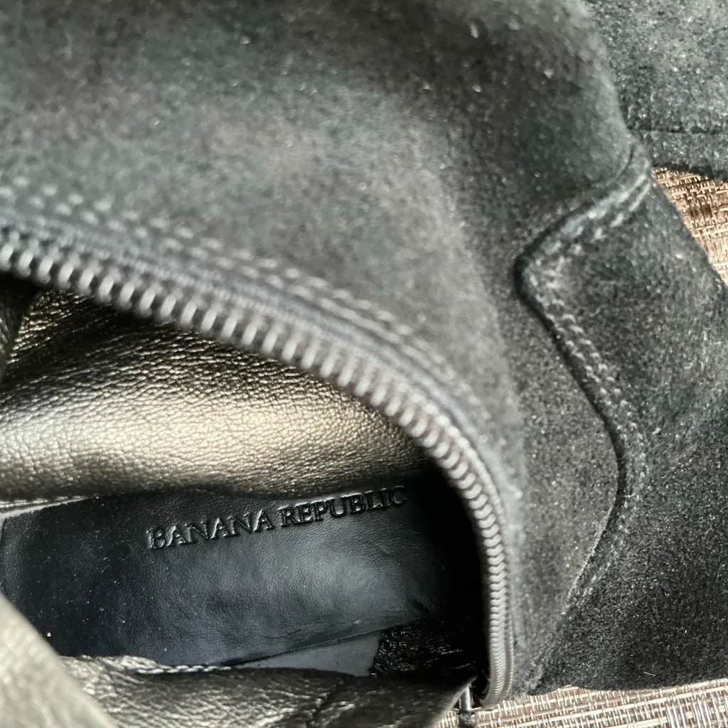 Suede leather pull on boots 🖤🖤 - Image 4