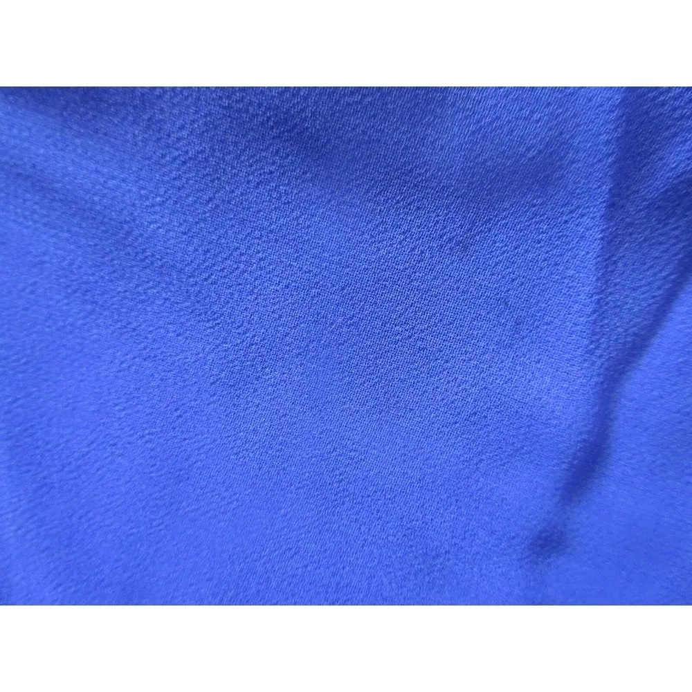 NWT Vera Wang Blue Knotted Slit Shoulder Grecian Chiffon Sleeveless Gown Dress 2 - Image 9