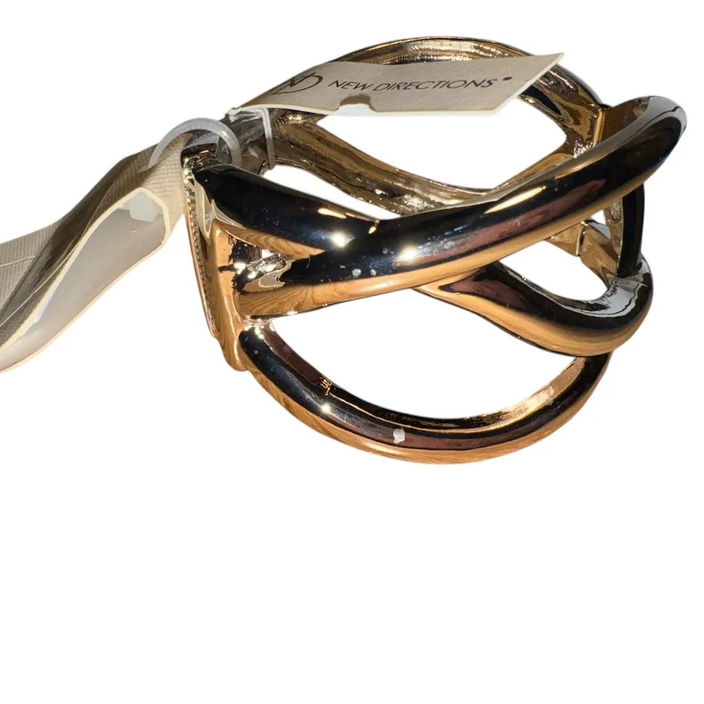 New Directions silver weave clasp bracelet - Image 2