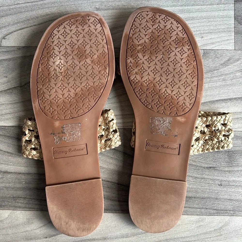 Tommy Bahama Tan Woven Sandals - Image 5