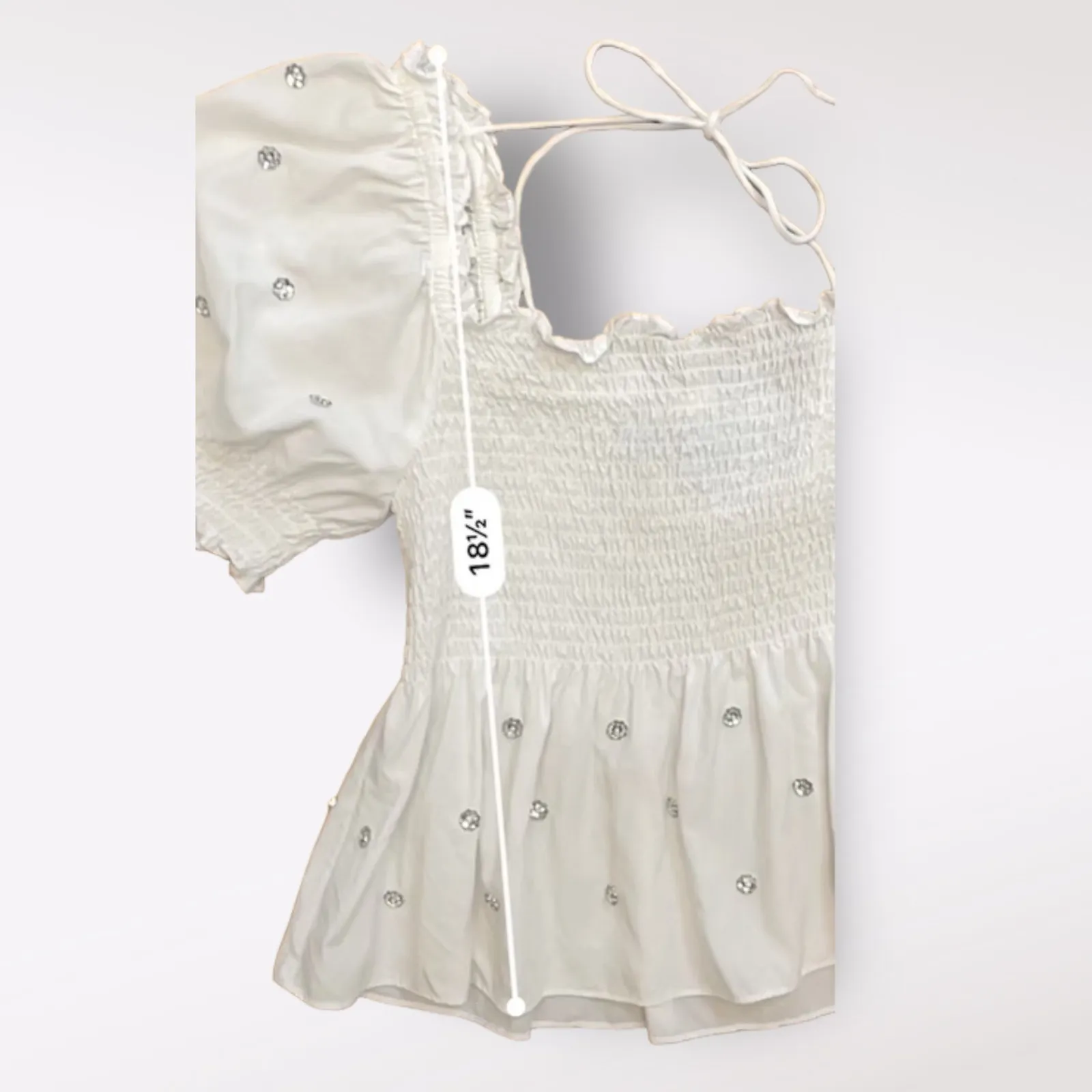 Hill House Home‎ Jeweled Jammie Top Size XS - Image 6