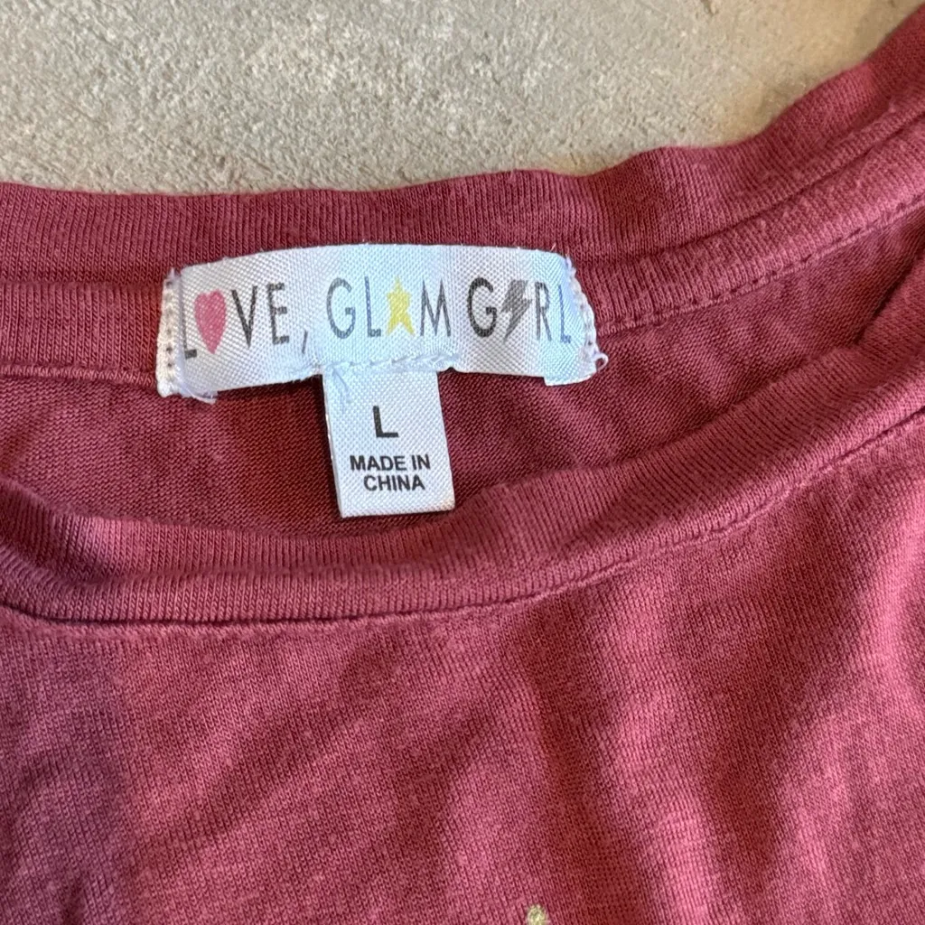 Sunshine Red Women's Graphic Tee Size L - Image 7