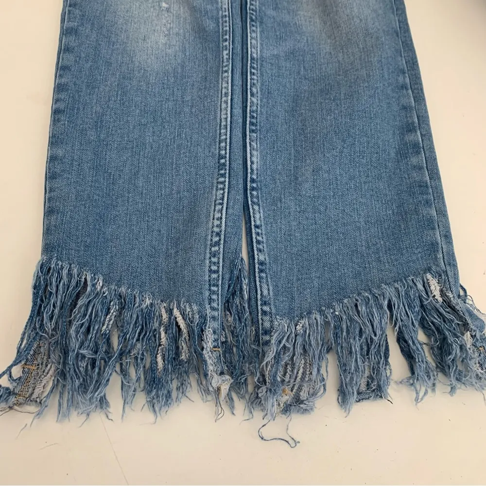 EUC We The Free Ankle Skinny Frayed Hem Jeans Size 28 - Image 11