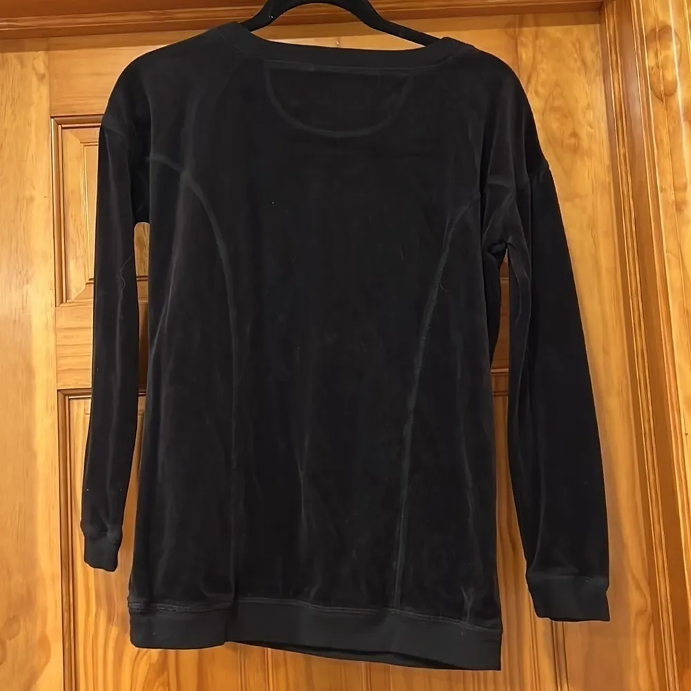 Tek Gear Black Velour Shirt XS - Image 4