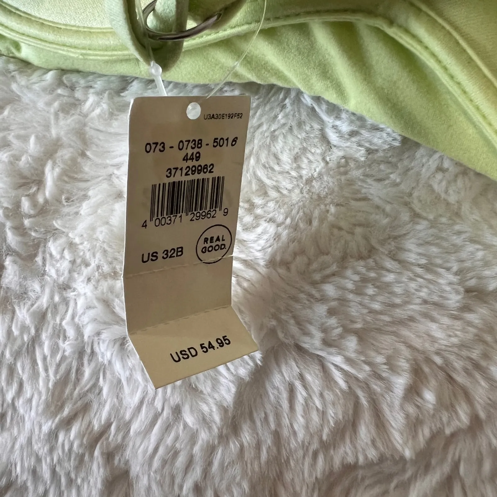 Aerie Wireless Lightly Lined Bra 32B Light Green Adjustable Straps Everyday NWT - Image 5