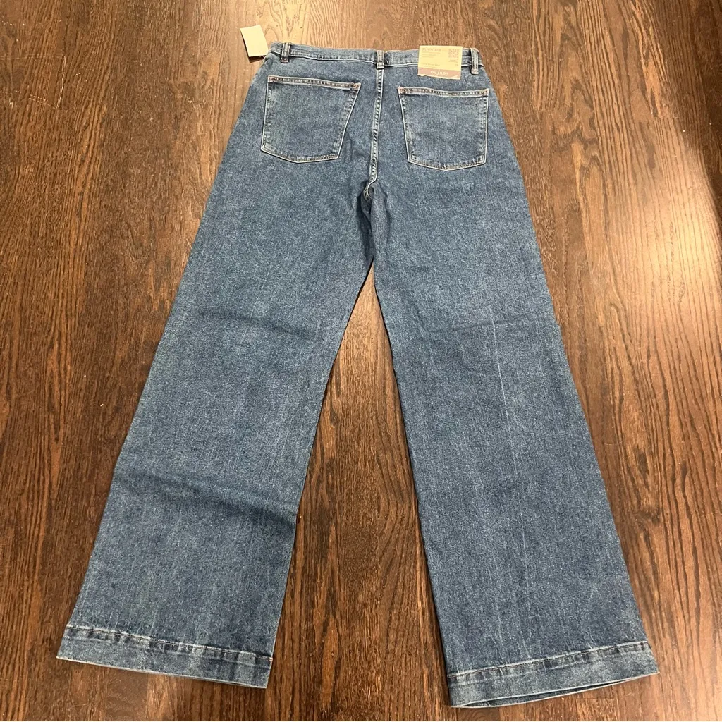 DL1961 Indigo Wide Leg Jeans NWT Zoie Style Size 28 - Image 10