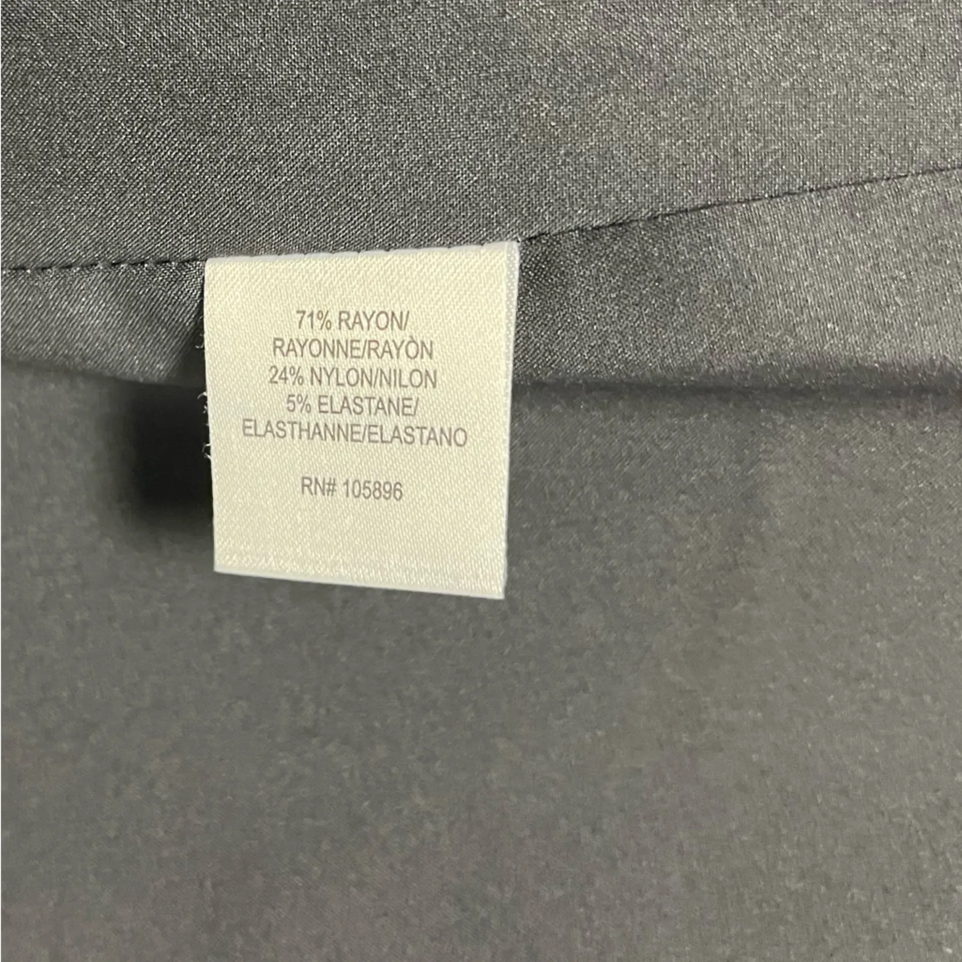 Worth New York Optic White & Ash Grey Ponte Colorblock Jacket Sz 10 GUC Blazer - Image 11