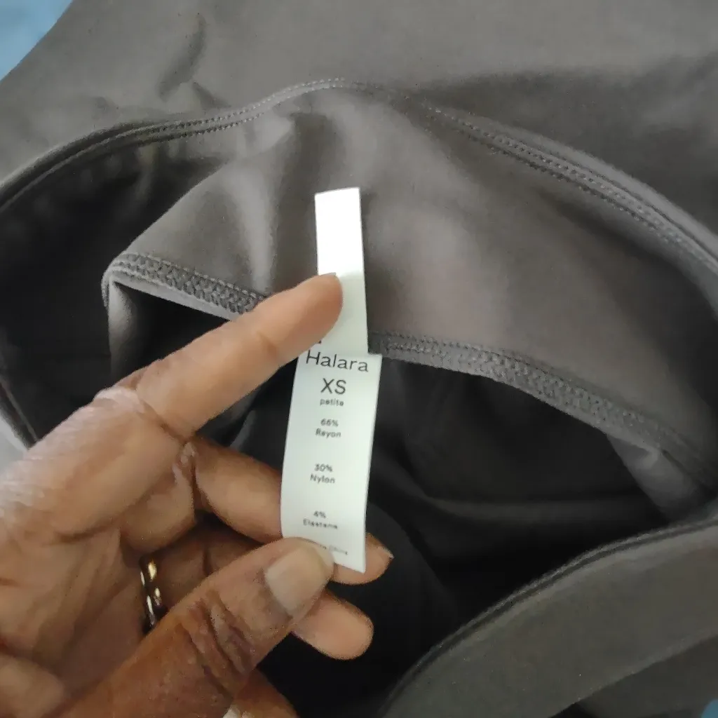 Halara‎ Flex High Waisted Back Side Pocket Slight Flare Work Pants Extra Small P - Image 13