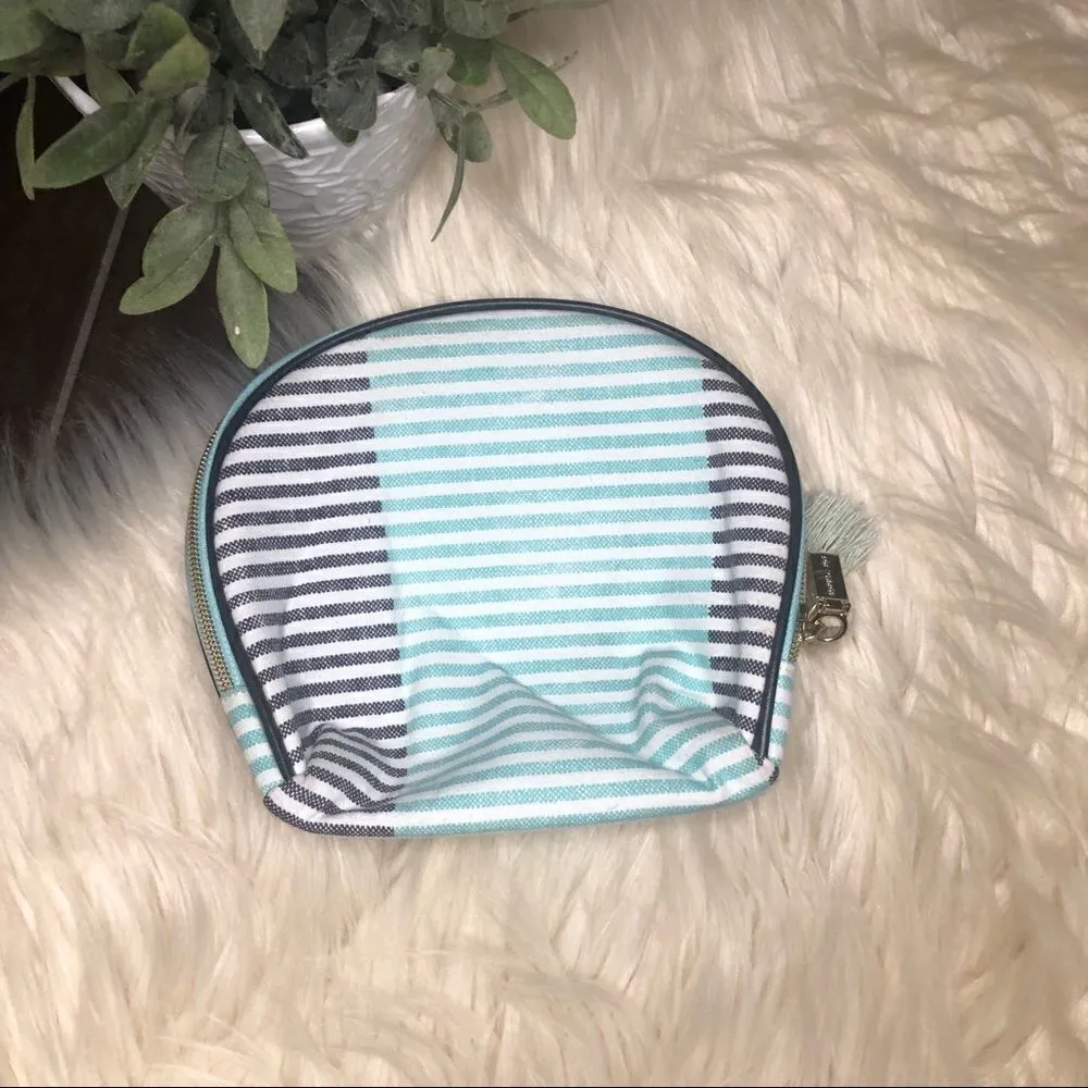 Sophia Joy striped valet cosmetic bag Blue - Image 2